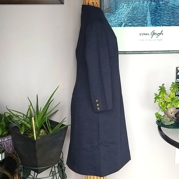 Talbots Blue Heathered Shift Dress - Picture 5 of 9